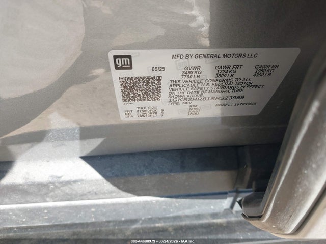 GMC Yukon Xl 4wd At4 2025 1GKS2HR81SR323969 Image 9