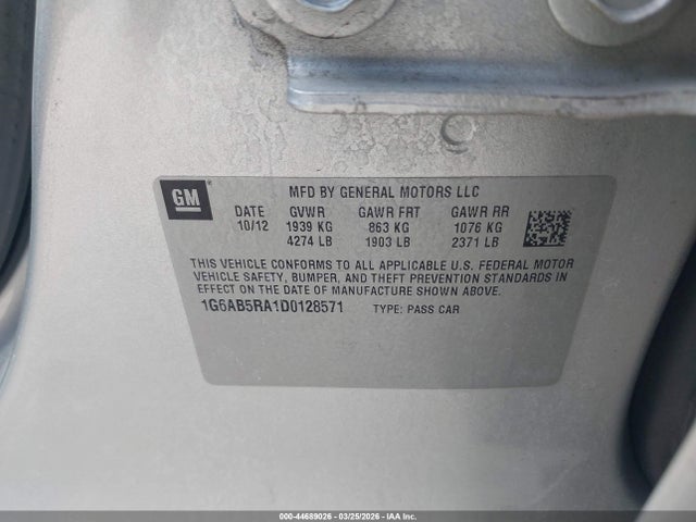 2013 CADILLAC ATS 1G6AB5RA1D0128571 Photo 8