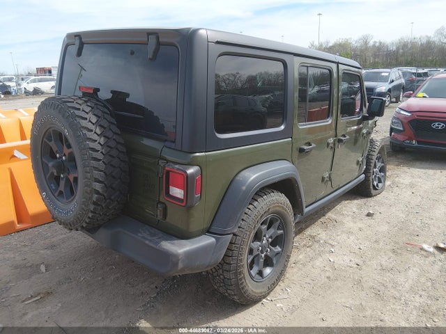 Aukcja sprzedaży 2021 Jeep Wrangler Unlimited Willys 4x4, vin: 1C4HJXDG4MW694811, numer aukcji: 44689087