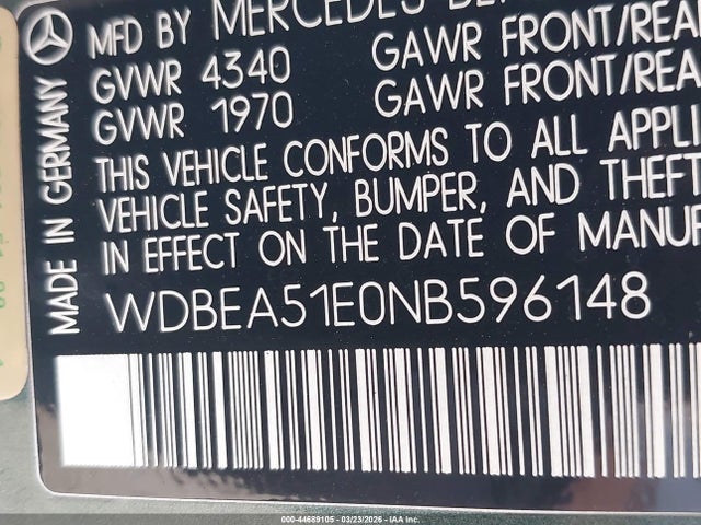 1992 MERCEDES-BENZ 300 WDBEA51E0NB596148 Photo 8