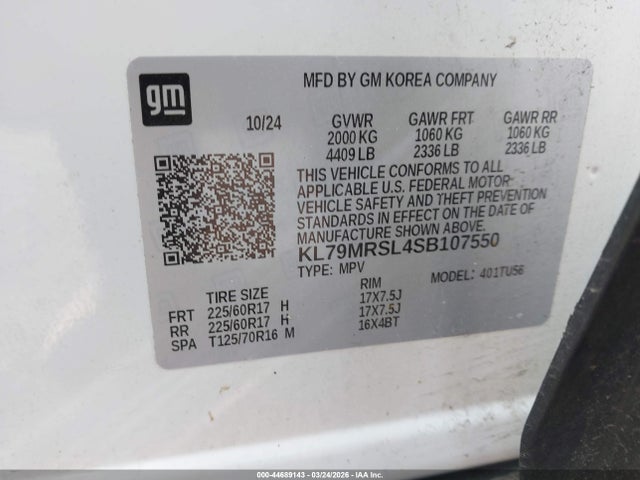 2025 CHEVROLET TRAILBLAZER KL79MRSL4SB107550 Photo 8