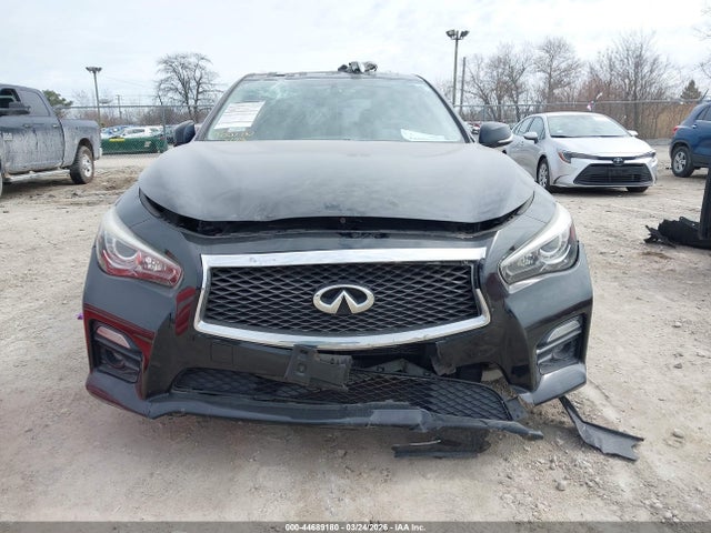 44689180 :رقم المزاد ، JN1AV7AR6EM703472 vin ، 2014 Infiniti Q50 Hybrid Sport مزاد بيع