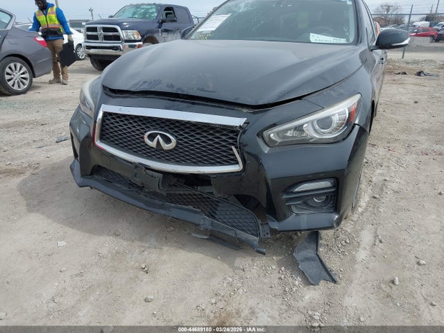 44689180 :رقم المزاد ، JN1AV7AR6EM703472 vin ، 2014 Infiniti Q50 Hybrid Sport مزاد بيع