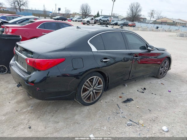 44689180 :رقم المزاد ، JN1AV7AR6EM703472 vin ، 2014 Infiniti Q50 Hybrid Sport مزاد بيع