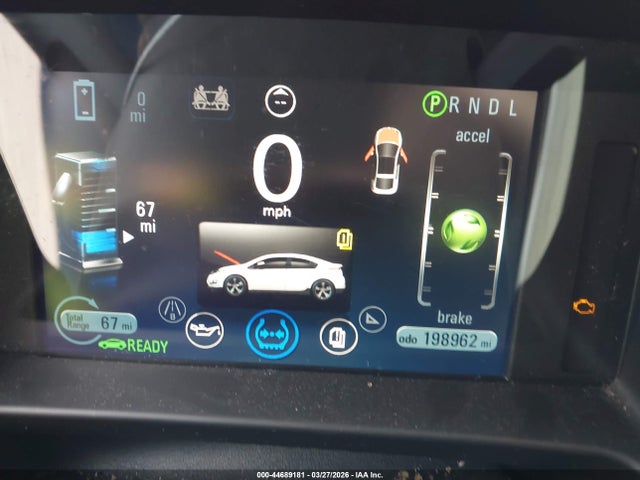 Aukcja sprzedaży 2012 Chevrolet Volt, vin: 1G1RA6E42CU126613, numer aukcji: 44689181