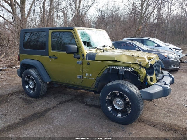 44689193 :رقم المزاد ، 1J4FA24147L226003 vin ، 2007 Jeep Wrangler X مزاد بيع
