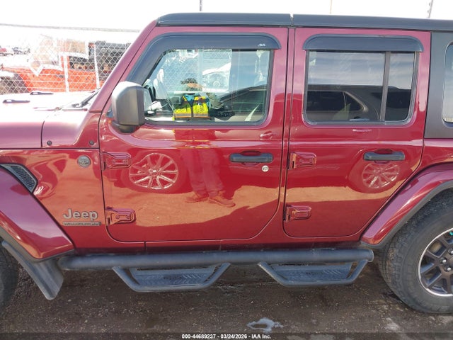 Продажа на аукционе авто 2021 Jeep Wrangler Unlimited 80th Anniversary 4x4, vin: 1C4HJXDG4MW646547, номер лота: 44689237
