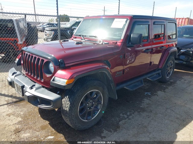 Продажа на аукционе авто 2021 Jeep Wrangler Unlimited 80th Anniversary 4x4, vin: 1C4HJXDG4MW646547, номер лота: 44689237