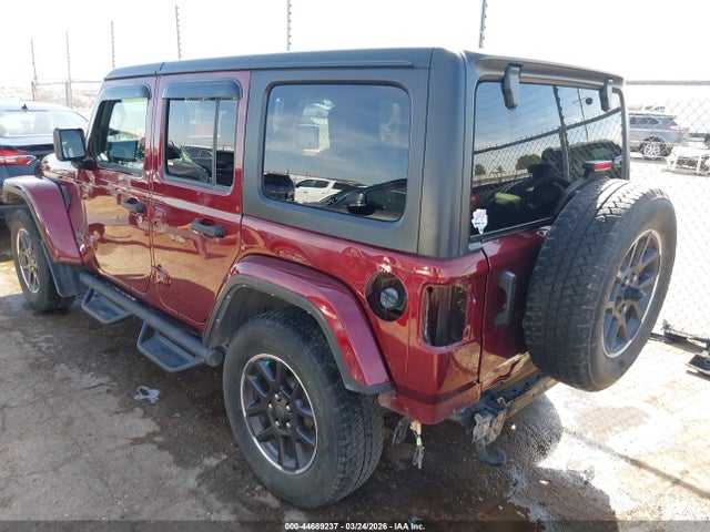 Продажа на аукционе авто 2021 Jeep Wrangler Unlimited 80th Anniversary 4x4, vin: 1C4HJXDG4MW646547, номер лота: 44689237