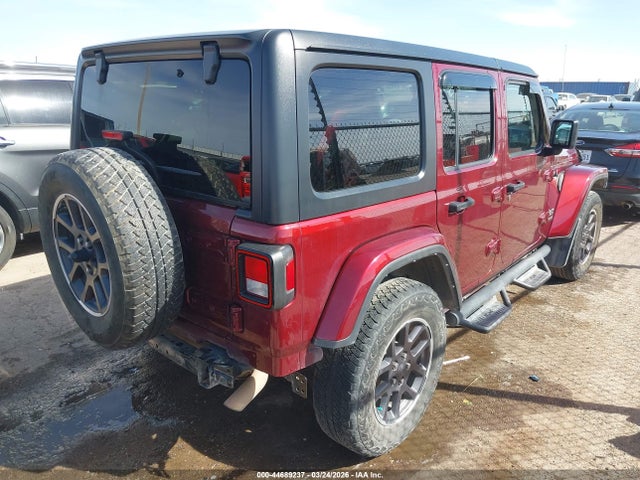 Продажа на аукционе авто 2021 Jeep Wrangler Unlimited 80th Anniversary 4x4, vin: 1C4HJXDG4MW646547, номер лота: 44689237