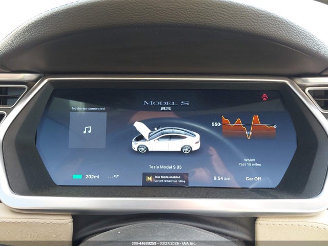 2013 Tesla Model S მანქანა იყიდება აუქციონზე, vin: 5YJSA1DN2DFP26998, აუქციონის ნომერი: 44689259