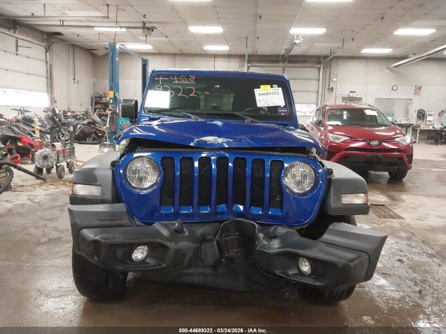 44689322 :رقم المزاد ، 1C4HJXDG7JW271930 vin ، 2018 Jeep Wrangler Unlimited Sport S 4x4 مزاد بيع