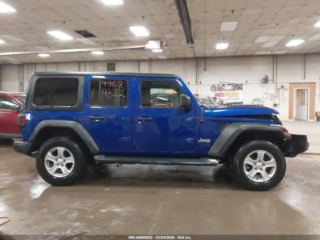 44689322 :رقم المزاد ، 1C4HJXDG7JW271930 vin ، 2018 Jeep Wrangler Unlimited Sport S 4x4 مزاد بيع