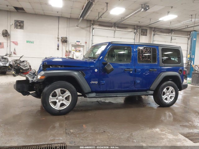 44689322 :رقم المزاد ، 1C4HJXDG7JW271930 vin ، 2018 Jeep Wrangler Unlimited Sport S 4x4 مزاد بيع