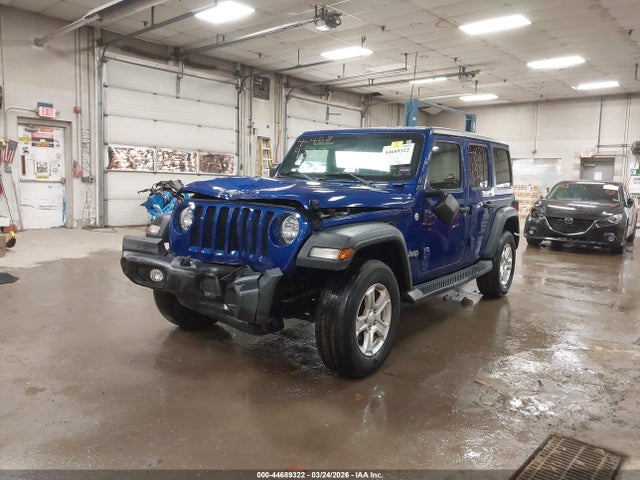 44689322 :رقم المزاد ، 1C4HJXDG7JW271930 vin ، 2018 Jeep Wrangler Unlimited Sport S 4x4 مزاد بيع
