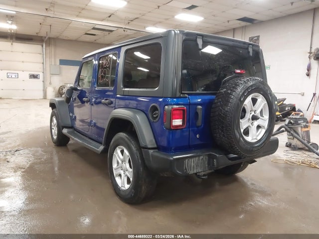 44689322 :رقم المزاد ، 1C4HJXDG7JW271930 vin ، 2018 Jeep Wrangler Unlimited Sport S 4x4 مزاد بيع