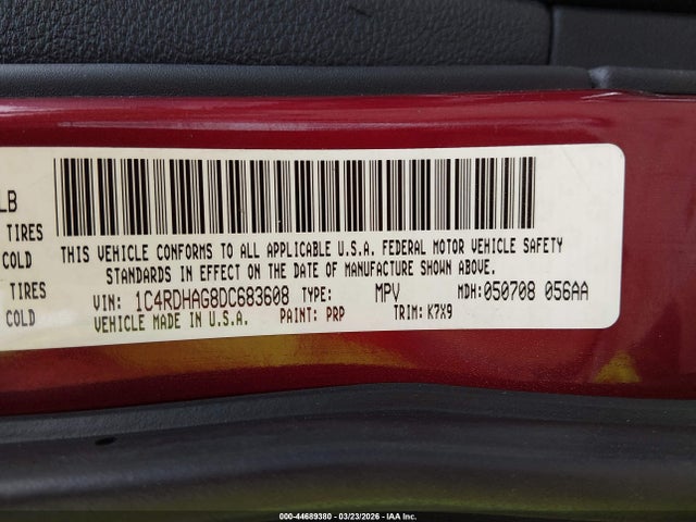 2013 DODGE DURANGO 1C4RDHAG8DC683608 Photo 8