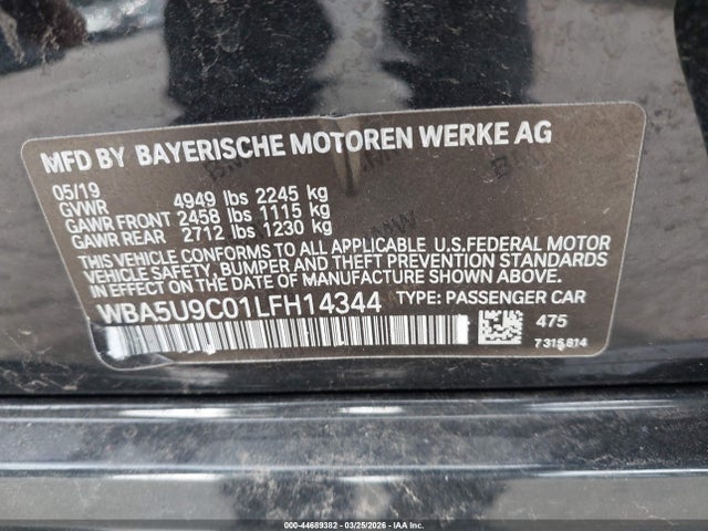 Продаж на аукціоні авто 2020 Bmw M340i M340i Xdrive, vin: WBA5U9C01LFH14344, номер лоту: 44689382