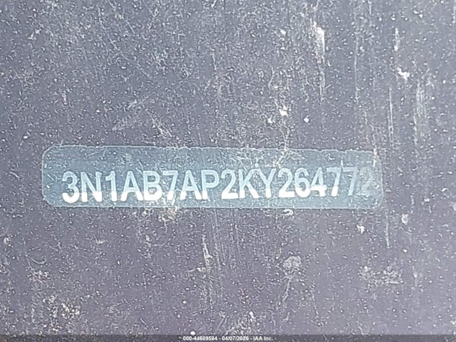 Nissan SENTRA SV 2019 3N1AB7AP2KY264772 Image 9