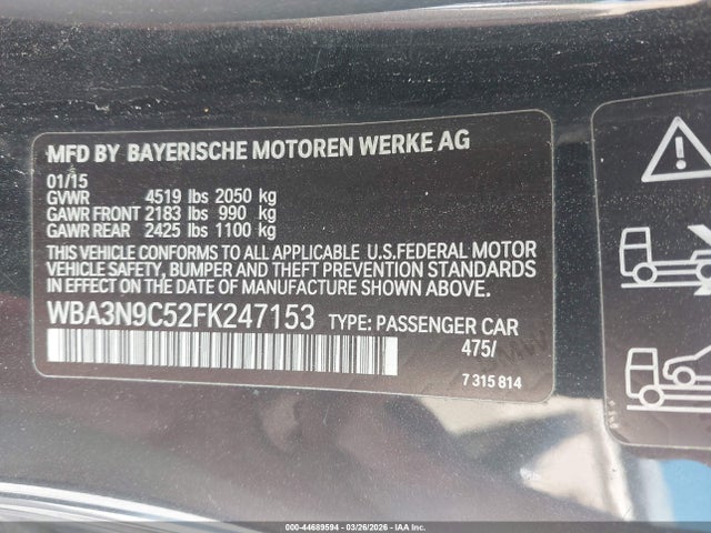 2015 BMW 428I WBA3N9C52FK247153 Photo 8
