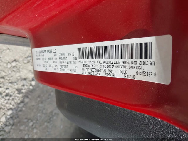 Продажа на аукционе авто 2010 Dodge Dakota Bighorn/lonestar, vin: 1D7CW3BP1AS217477, номер лота: 44689652