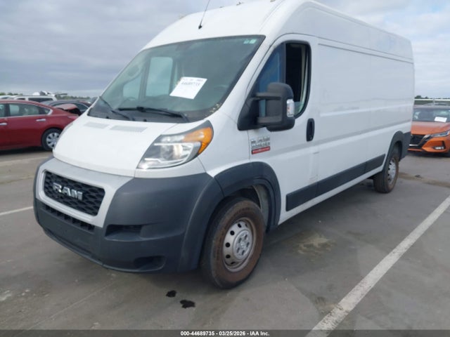 44689735 :رقم المزاد ، 3C6ERVDG7ME508776 vin ، 2021 Ram Promaster 2500 High Roof 159 Wb مزاد بيع
