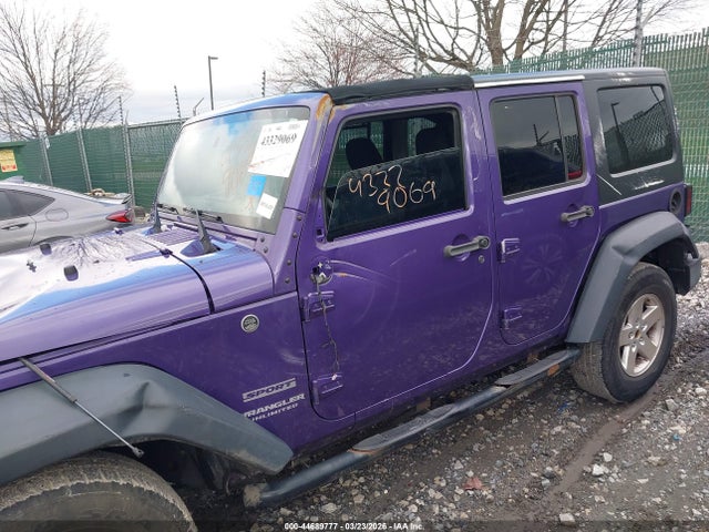 Продаж на аукціоні авто 2017 Jeep Wrangler Unlimited Sport 4x4, vin: 1C4BJWDG5HL598273, номер лоту: 44689777