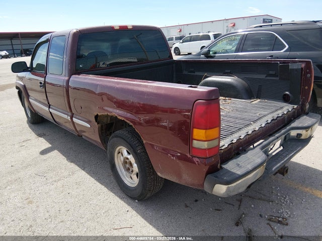 2002 Gmc Sierra 1500 Sle მანქანა იყიდება აუქციონზე, vin: 1GTEC19V52Z344875, აუქციონის ნომერი: 44689784