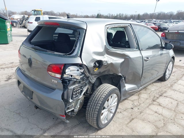 2011 Volkswagen Golf Tdi 2-door მანქანა იყიდება აუქციონზე, vin: WVWMM7AJ5BW307024, აუქციონის ნომერი: 44689793