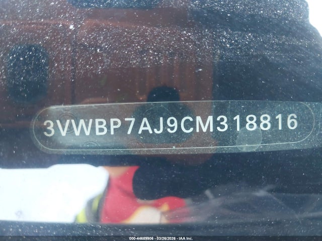 Продаж на аукціоні авто 2012 Volkswagen Jetta 2.5l Se, vin: 3VWBP7AJ9CM318816, номер лоту: 44689906
