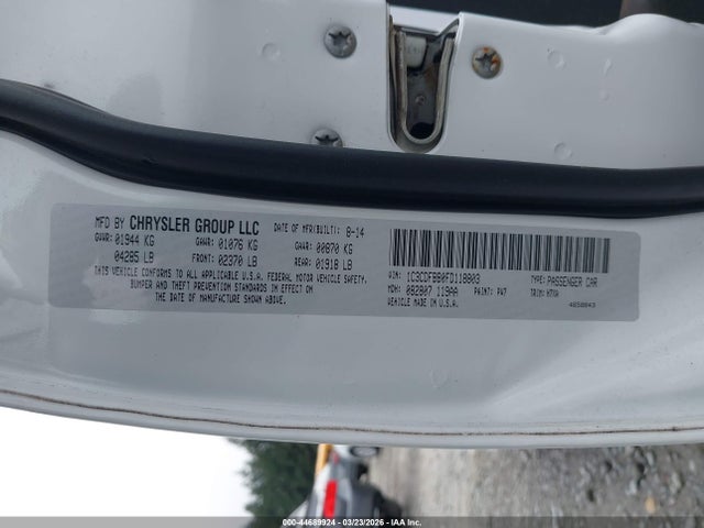 Продажа на аукционе авто 2015 Dodge Dart Sxt, vin: 1C3CDFBB0FD118803, номер лота: 44689924