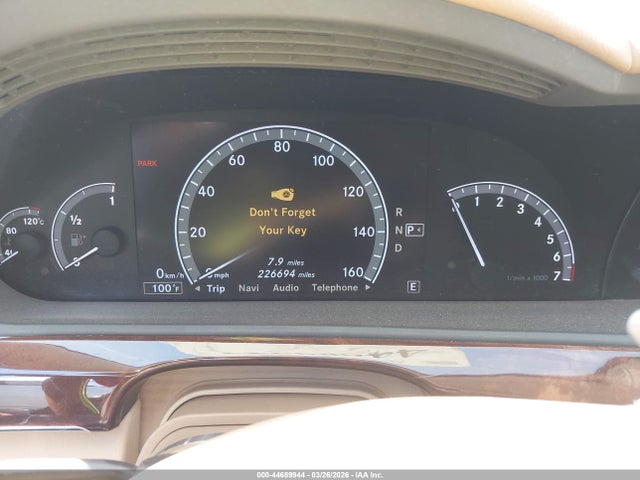 44689944 :رقم المزاد ، WDDNG7BB1BA397259 vin ، 2011 Mercedes-benz S 550 مزاد بيع