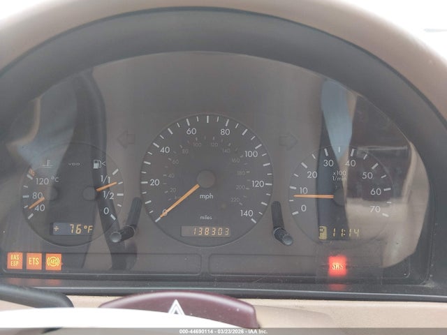 44690114 :رقم المزاد ، 4JGAB72EX1A258680 vin ، 2001 Mercedes-benz Ml 430 مزاد بيع