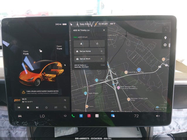 2019 Tesla Model 3 Long Range/performance მანქანა იყიდება აუქციონზე, vin: 5YJ3E1EB9KF452063, აუქციონის ნომერი: 44690375