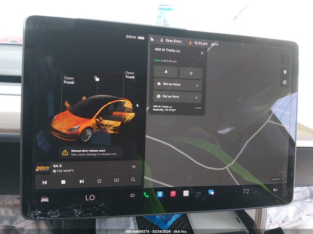 2019 Tesla Model 3 Long Range/performance მანქანა იყიდება აუქციონზე, vin: 5YJ3E1EB9KF452063, აუქციონის ნომერი: 44690375