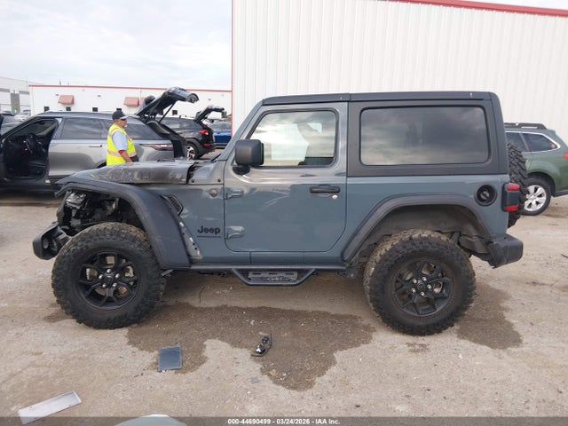 2025 Jeep Wrangler 2-door Willys 4x4 მანქანა იყიდება აუქციონზე, vin: 1C4PJXAN4SW508311, აუქციონის ნომერი: 44690499