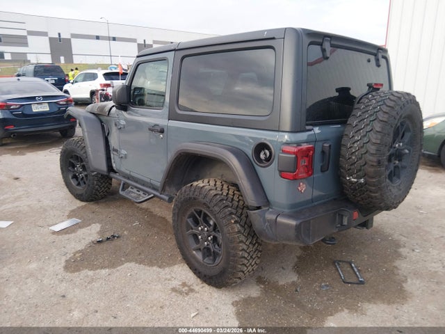 2025 Jeep Wrangler 2-door Willys 4x4 მანქანა იყიდება აუქციონზე, vin: 1C4PJXAN4SW508311, აუქციონის ნომერი: 44690499