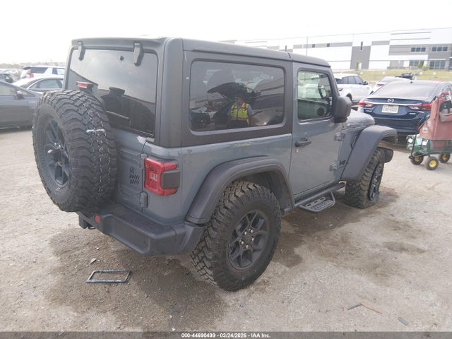 2025 Jeep Wrangler 2-door Willys 4x4 მანქანა იყიდება აუქციონზე, vin: 1C4PJXAN4SW508311, აუქციონის ნომერი: 44690499