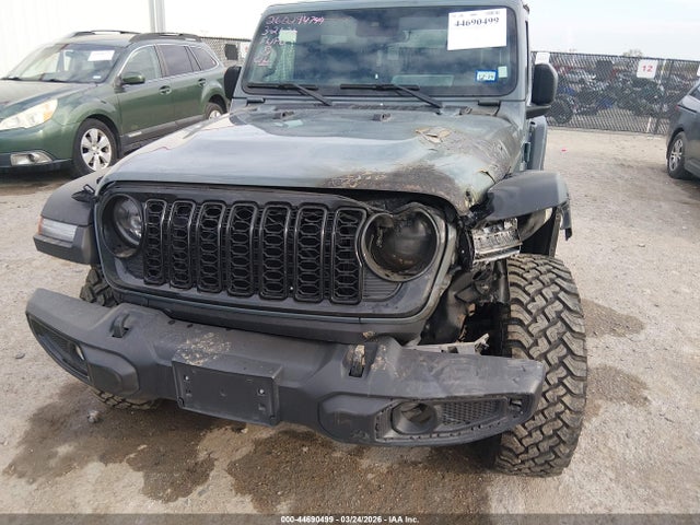2025 Jeep Wrangler 2-door Willys 4x4 მანქანა იყიდება აუქციონზე, vin: 1C4PJXAN4SW508311, აუქციონის ნომერი: 44690499