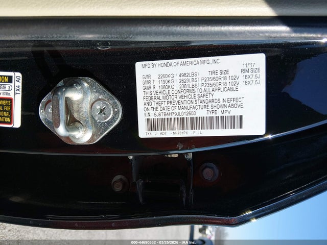 2018 Acura Rdx Advance Package მანქანა იყიდება აუქციონზე, vin: 5J8TB4H79JL012603, აუქციონის ნომერი: 44690532