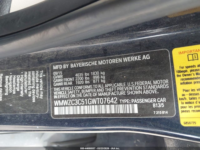 2016 MINI COUNTRYMAN WMWZC3C51GWT07642 Photo 8