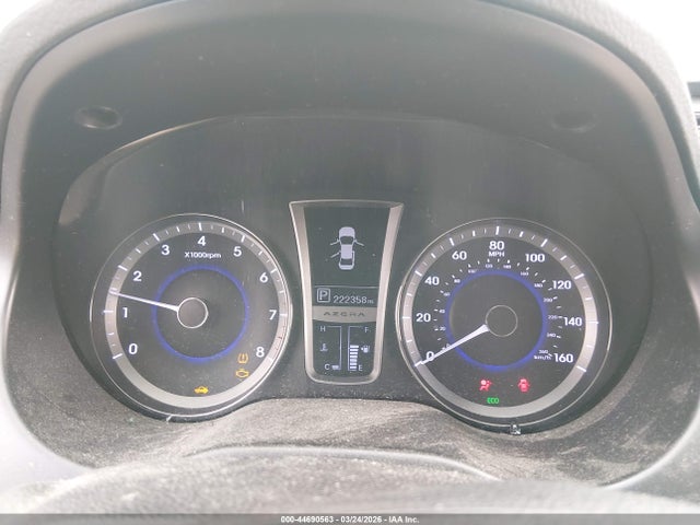 44690563 :رقم المزاد ، KMHFH4JG3DA198011 vin ، 2013 Hyundai Azera مزاد بيع
