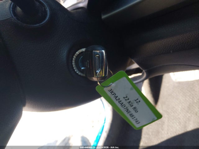 Продаж на аукціоні авто 2022 Kia Rio S, vin: 3KPA24AD7NE481743, номер лоту: 44690570
