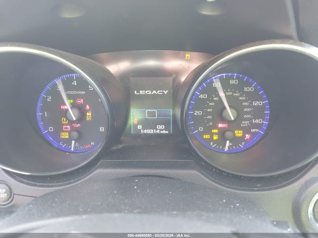 2017 Subaru Legacy 2.5i Limited მანქანა იყიდება აუქციონზე, vin: 4S3BNAK6XH3026648, აუქციონის ნომერი: 44690590