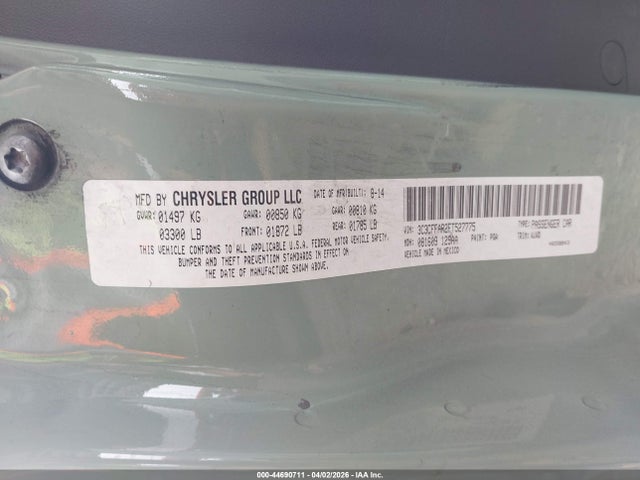 Fiat 500 POP 2015 3C3CFFAR2FT527775 Image 9