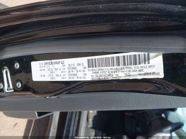 Продаж на аукціоні авто 2012 Ram 1500 St, vin: 3C6JD6ATXCG144330, номер лоту: 44690746