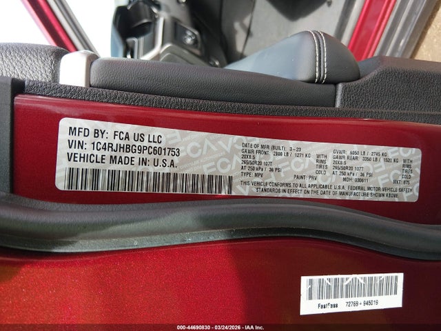 2023 JEEP GRAND CHEROKEE 1C4RJHBG9PC601753 Photo 8