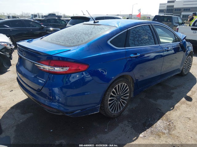 44690922 :رقم المزاد ، 3FA6P0D99JR128243 vin ، 2018 Ford Fusion Titanium مزاد بيع