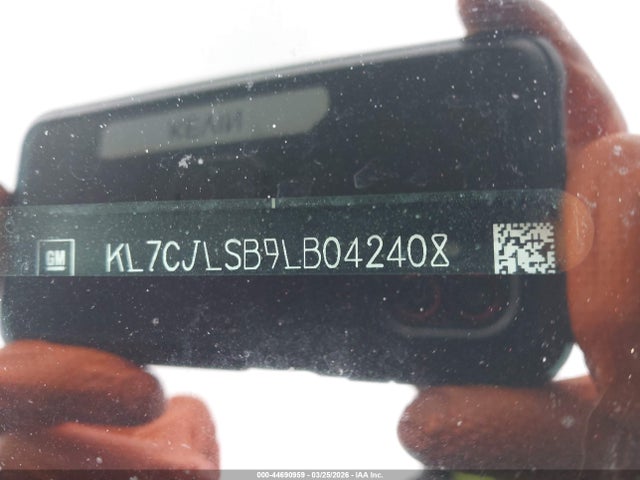 Продажа на аукционе авто 2020 Chevrolet Trax Fwd Lt, vin: KL7CJLSB9LB042408, номер лота: 44690959