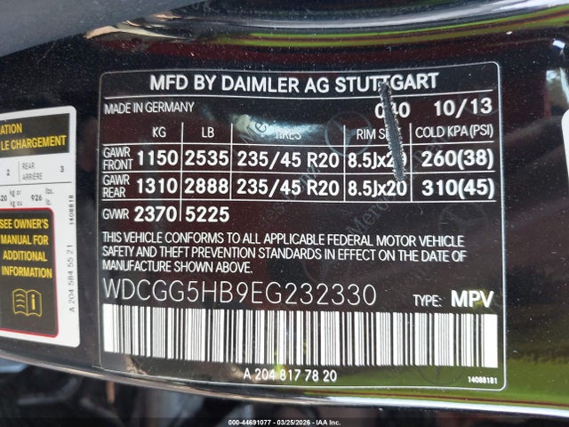 2014 MERCEDES-BENZ GLK 350 WDCGG5HB9EG232330 Photo 8